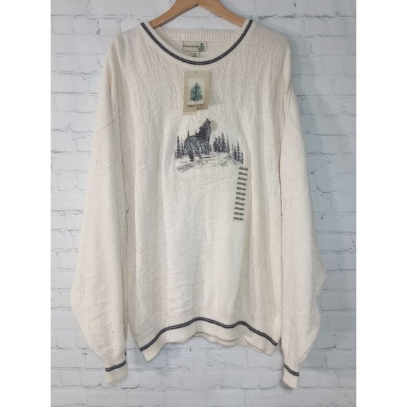 Fieldmaster Sweaters Vintage Fieldmaster Wolf Sweatshirt 3xl Outdoors Wildlife Wolves Usa 9s